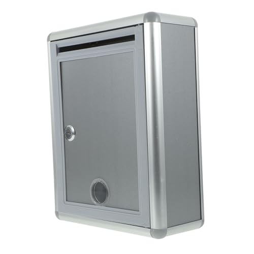 LOLIPPYY Aluminiumlegierung Sicherheits Wahlurne mit Schloss Wandmontage Silber Multifunktionale Briefkasten Vorschlagsbox für Vertrauliche Meinungen und Beschwerden LOLIPPYY Aluminiumlegierung Sicherheits Wahlurne mit Schloss Wandmontage Silber Multifunktionale Briefkasten Vorschlagsbox für Vertrauliche Meinungen und Beschwerden von LOLIPPYY