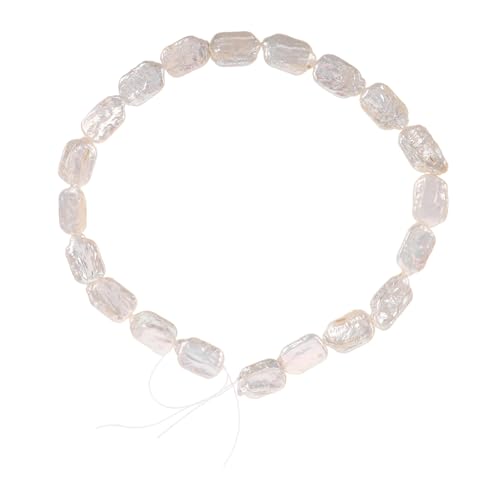 LOLIPPYY Barockperle Perlen Als Abstandshalter Für Schmuckherstellung Naturperlen Aus Süßwasser Flache Perlen Für Armbänder Und Halsketten Zum Selbermachen von LOLIPPYY