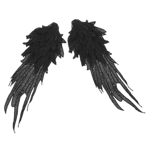 LOLIPPYY Bestickter Engelsflügel Aufnäher aus Polyestergarn Dekorative DIY Applikation zum Aufnähen Kleidung Vielseitig für Jeans Röcke Langlebiger Hautfreundlicher Flicken LOLIPPYY Bestickter Engelsflügel Aufnäher aus Polyestergarn Dekorative DIY Applikation zum Aufnähen Kleidung Vielseitig für Jeans Röcke Langlebiger Hautfreundlicher Flicken von LOLIPPYY