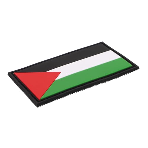 LOLIPPYY Besticktes Palästina Abzeichen Patch mit Hook Loop Verschluss Langlebiges Aufnäher für Rucksäcke Jacken Westen Praktische und Komfortable Armabzeichen für Outdoor und Uniformen von LOLIPPYY
