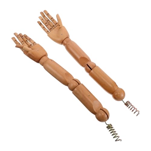 LOLIPPYY Bewegliche Holzarm und Handersatzteile für Flexible Gelenke Natürliche Holzausführung Modellierbare Puppenarm Attrappe für Schaufenster und Bekleidungsdisplay LOLIPPYY Bewegliche Holzarm und Handersatzteile für Flexible Gelenke Natürliche Holzausführung Modellierbare Puppenarm Attrappe für Schaufenster und Bekleidungsdisplay von LOLIPPYY