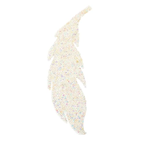 LOLIPPYY Blattförmiger Rhinestone Applikationspatch für Kleidung und Accessoires Selbstklebend für DIY Projekte Taschen Hüte und Mehr Weiß Ab LOLIPPYY Blattförmiger Rhinestone Applikationspatch für Kleidung und Accessoires Selbstklebend für DIY Projekte Taschen Hüte und Mehr Weiß Ab von LOLIPPYY