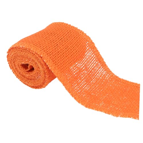 LOLIPPYY Breites Jute Dekoband Rolle Lang Orange Natürliche Weihnachtsdekoration Vielseitiges Bastelband für Kränze Geschenkverpackung Hochzeit und DIY Projekte LOLIPPYY Breites Jute Dekoband Rolle Lang Orange Natürliche Weihnachtsdekoration Vielseitiges Bastelband für Kränze Geschenkverpackung Hochzeit und DIY Projekte von LOLIPPYY