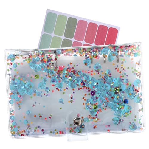 LOLIPPYY Budget Binder mit Reißverschlusstaschen Wiederverwendbares Loseblatt Notizbuch für Geldumschläge Transparentes Leichtes Haushaltsbuch für Persönliche und Professionelle von LOLIPPYY