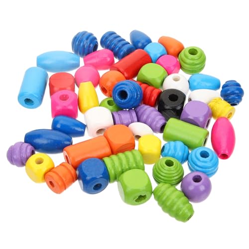 LOLIPPYY Bunte Holzperlen zum Auffädeln Beutel Lose Holzperlen für Handwerk DIY Schmuckherstellung Vintage Farbmix Holzkugeln für Perlenarmbänder und Bastelprojekte LOLIPPYY Bunte Holzperlen zum Auffädeln Beutel Lose Holzperlen für Handwerk DIY Schmuckherstellung Vintage Farbmix Holzkugeln für Perlenarmbänder und Bastelprojekte von LOLIPPYY