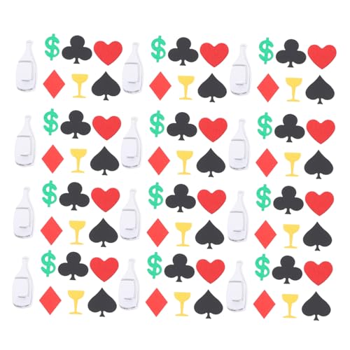 LOLIPPYY Buntes Poker Konfetti aus Robustem Plastik Beutel Las Vegas Party Dekoration Wiederverwendbar Glitzerndes Streudeko für Themenfest Geburtstag Festival und Tischgestaltung LOLIPPYY Buntes Poker Konfetti aus Robustem Plastik Beutel Las Vegas Party Dekoration Wiederverwendbar Glitzerndes Streudeko für Themenfest Geburtstag Festival und Tischgestaltung von LOLIPPYY