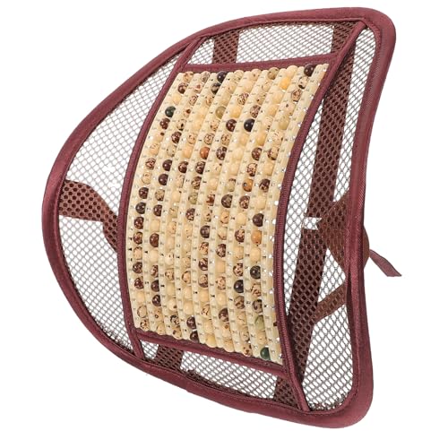 LOLIPPYY Car Lumbar Support Kissen aus Atmungsaktiven Holzperlen Ergonomisch Geformt für Bequeme im Auto und Büro Passend Langlebig und Leicht für Langes Sitzen LOLIPPYY Car Lumbar Support Kissen aus Atmungsaktiven Holzperlen Ergonomisch Geformt für Bequeme im Auto und Büro Passend Langlebig und Leicht für Langes Sitzen von LOLIPPYY