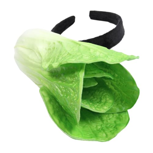 LOLIPPYY Chinakohl-Stirnband Erwachsene Stirnbänder für Mädchen süße Stirnbänder Haarschmuck für Mädchen Haarbänder für Damen frauen kopfschmuck Cosplay-Stirnband Harz Green von LOLIPPYY