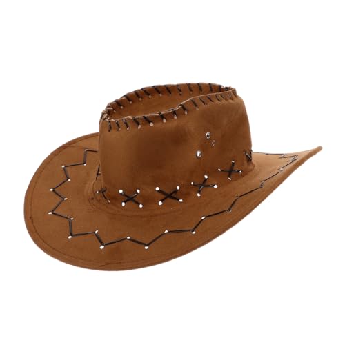 LOLIPPYY Cowgirl Hut Western Style Unisex Cowboyhut für Kostümparty Karneval Verstellbar Robust Langlebig für Mädchen Jungen von LOLIPPYY
