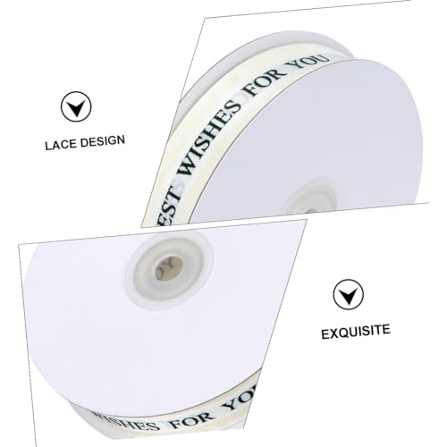 LOLIPPYY Cremeweiße Dekoband Kuchenverpackungen Vielseitiges DIY Geschenkband Langlebig und Wiederverwendbar für Hochzeitstorten Party Geschenkverpackungen LOLIPPYY Cremeweiße Dekoband Kuchenverpackungen Vielseitiges DIY Geschenkband Langlebig und Wiederverwendbar für Hochzeitstorten Party Geschenkverpackungen von LOLIPPYY