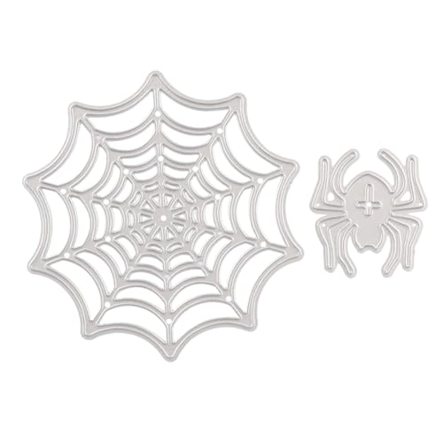 LOLIPPYY Cutting Dies DIY Stanzschablone Spinnennetz Stanzformen Prägeschablone für Scrapbooking Fotoalbum Handwerk Halloween Dekoration von LOLIPPYY