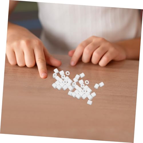 LOLIPPYY DIY Bastelset Einfarbige Schmelzperlen für Inklusive Steckplatten Kreative Puzzle Bastelperlen für Jungen und Mädchen Fördert Fantasie und Eltern Junge Mädchen Zusammenarbeit von LOLIPPYY