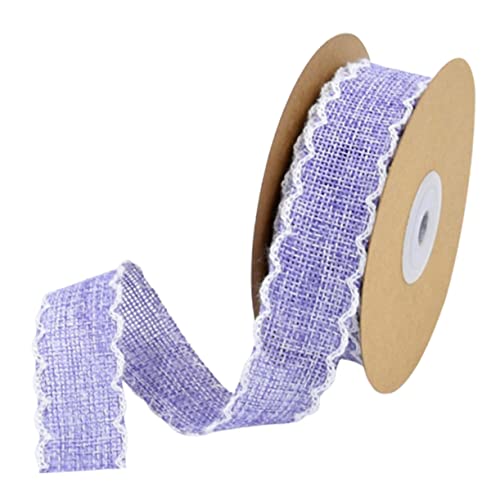 LOLIPPYY DIY Geschenkband Yards Leinenband Lila Wiederverwendbares Verpackungsband für Blumendekoration Party und Geschenkverpackung für Zuhause und Büro LOLIPPYY DIY Geschenkband Yards Leinenband Lila Wiederverwendbares Verpackungsband für Blumendekoration Party und Geschenkverpackung für Zuhause und Büro von LOLIPPYY