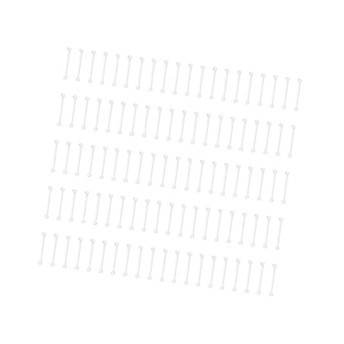 LOLIPPYY DIY Ohrring Zubehör Metall Verbindungsteile Weiß K für Damen Ohrringe Selber Machen und Reparieren Langlebig Sicher Einfach zu Tragen Eleganter Schmuck für Frauen von LOLIPPYY