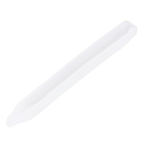LOLIPPYY DIY Silikon Kugelschreiber Form für Harz Kreative Flexible Epoxidharz Stiftform Wiederverwendbar Glatte Oberfläche für Heim und Geschäftsbasteln Weiß von LOLIPPYY