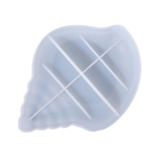 LOLIPPYY DIY Silikonform Muschel Aufbewahrungsbox Langlebige Gießform für Bastelprojekte Wiederverwendbar Komfortabel Vielseitig für Tablett Schmuck und Dekoration Geeignet von LOLIPPYY
