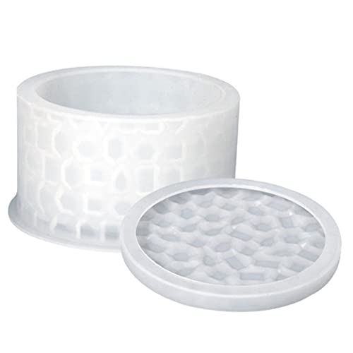 LOLIPPYY DIY Silikonform für Runde Aufbewahrungsdose Flexible Epoxidharz Gießform Langlebig und Wiederverwendbar Einfach zu Entformen für Schmuck und Bastelprojekte LOLIPPYY DIY Silikonform für Runde Aufbewahrungsdose Flexible Epoxidharz Gießform Langlebig und Wiederverwendbar Einfach zu Entformen für Schmuck und Bastelprojekte von LOLIPPYY