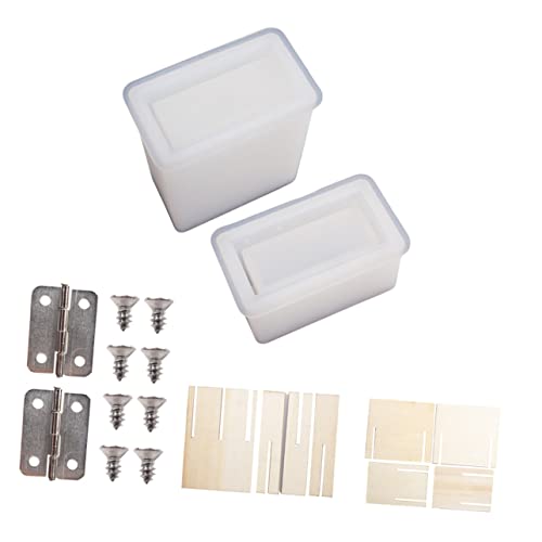 LOLIPPYY DIY Zigarrenbox Gießform Set aus Silikon Quadratische Form mit Zubehör Leicht zu Montieren und Transportieren Praktisches Bastelkit zur Herstellung Individueller Zigarettenetuis LOLIPPYY DIY Zigarrenbox Gießform Set aus Silikon Quadratische Form mit Zubehör Leicht zu Montieren und Transportieren Praktisches Bastelkit zur Herstellung Individueller Zigarettenetuis von LOLIPPYY