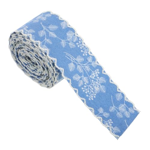 LOLIPPYY Denimband mit Spitzenkante Langlebiges Jeansstoffband für Kreative Diy Projekte Accessoires Haarschleifen und Kleidung Yards LOLIPPYY Denimband mit Spitzenkante Langlebiges Jeansstoffband für Kreative Diy Projekte Accessoires Haarschleifen und Kleidung Yards von LOLIPPYY