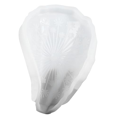 LOLIPPYY Diy Silikon Untersetzer Gießform Pusteblumen Epoxidharz Silikonform für Tassenuntersetzer Einfach zu Reinigen für Bastelprojekte und für Resin Art und Handwerk von LOLIPPYY