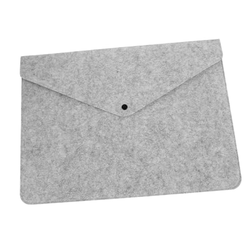 LOLIPPYY Dokumentenhalter Filz Praktischer Organizer für Dateien Graue Aufbewahrungstasche mit Druckknopf für Büro Schule und Reisen Vielseitig Einsetzbar für Dokumente Magazine und Belege LOLIPPYY Dokumentenhalter Filz Praktischer Organizer für Dateien Graue Aufbewahrungstasche mit Druckknopf für Büro Schule und Reisen Vielseitig Einsetzbar für Dokumente Magazine und Belege von LOLIPPYY