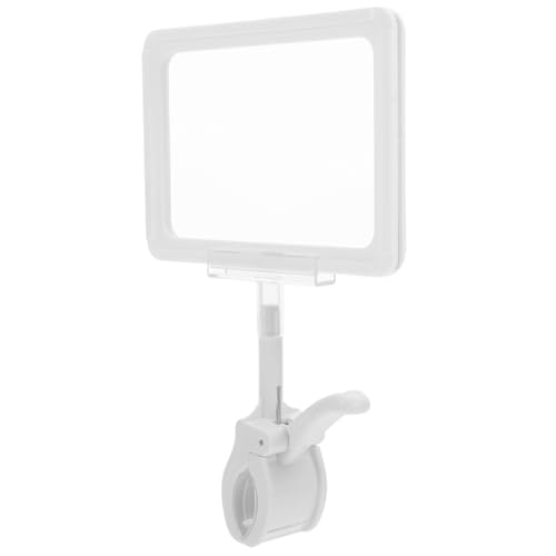 LOLIPPYY Doppelseitiger Handbeschriftbarer Werbeaufsteller Weißer Rahmen Stabiler Preisschildhalter für Supermärkte Obst und Gemüseläden für Verkaufsförderung Leicht Aufstellbar und LOLIPPYY Doppelseitiger Handbeschriftbarer Werbeaufsteller Weißer Rahmen Stabiler Preisschildhalter für Supermärkte Obst und Gemüseläden für Verkaufsförderung Leicht Aufstellbar und von LOLIPPYY