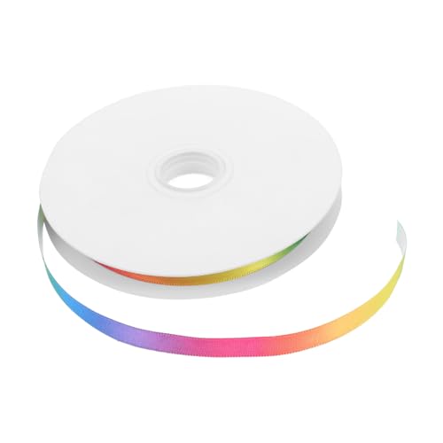 LOLIPPYY Doppelseitiges Satinband Regenbogen Design Weiches Polyester Vielseitig für Haar Schmuck Kleidung Basteln Party Dekoration DIY Zubehör LOLIPPYY Doppelseitiges Satinband Regenbogen Design Weiches Polyester Vielseitig für Haar Schmuck Kleidung Basteln Party Dekoration DIY Zubehör von LOLIPPYY