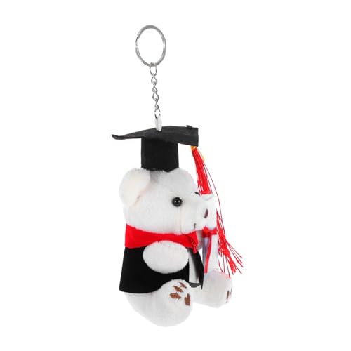 LOLIPPYY Dr Bär Schlüsselanhänger Abschlussfeier Hängender Bär Abschlussfeier Tierbär Anhänger Schlüsselanhänger Absolvent Bär Abschlussfeier Kuscheltiere Abschlussfeier Bär Kleiner Bär von LOLIPPYY