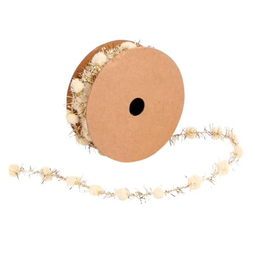 LOLIPPYY Draht Pom Pom Band Gold Glitzernde DIY Bastelband für Geschenkverpackung Partydekoration Hochzeit Zubehör von LOLIPPYY