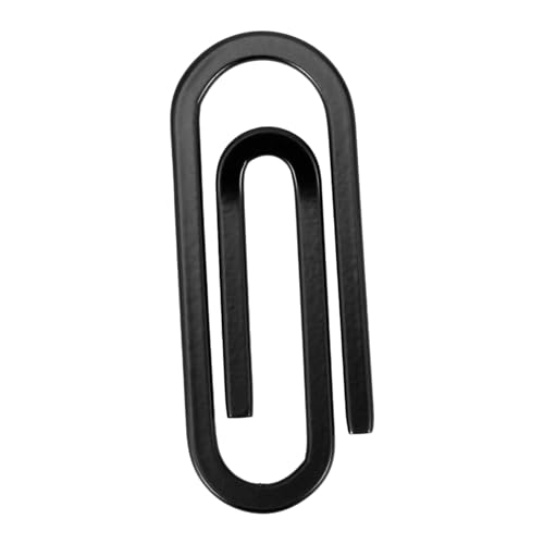 LOLIPPYY Edelstahl Büroklammer Kleiner Paperclip Metallclip Dokumentenhalter Notizclip Schwarz Praktisch Robust für Büro und Zuhause LOLIPPYY Edelstahl Büroklammer Kleiner Paperclip Metallclip Dokumentenhalter Notizclip Schwarz Praktisch Robust für Büro und Zuhause von LOLIPPYY