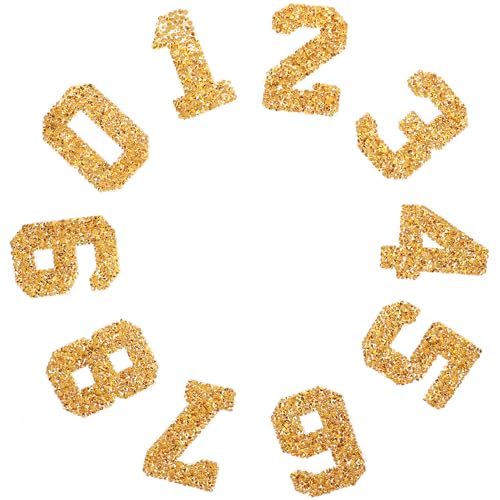 LOLIPPYY Eisen Aufbügler Strass Zahlen Patches DIY Bügelflicken für Kleidung Reparatur und Dekoration Goldfarbene Applikationen für Jeans Taschen Hüte Schuhe Leichte Langlebige LOLIPPYY Eisen Aufbügler Strass Zahlen Patches DIY Bügelflicken für Kleidung Reparatur und Dekoration Goldfarbene Applikationen für Jeans Taschen Hüte Schuhe Leichte Langlebige von LOLIPPYY