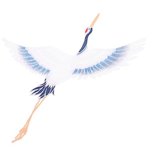 LOLIPPYY Embroidered Crane Patch zum Aufnähen Großer Stickflecken für Jacken und Jeans Langlebiger Stoffflicken Modischer DIY Kleidung Aufnäher für Modegestaltung LOLIPPYY Embroidered Crane Patch zum Aufnähen Großer Stickflecken für Jacken und Jeans Langlebiger Stoffflicken Modischer DIY Kleidung Aufnäher für Modegestaltung von LOLIPPYY