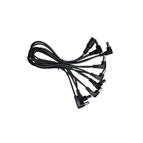 LOLIPPYY Fach Daisy Chain Stromkabel mit Rechtwinkligem Stecker für Gitarren und Bass Effektpedale Langlebiges Kabel für Sauberes Pedalboard und Sichere Verbindung LOLIPPYY Fach Daisy Chain Stromkabel mit Rechtwinkligem Stecker für Gitarren und Bass Effektpedale Langlebiges Kabel für Sauberes Pedalboard und Sichere Verbindung von LOLIPPYY
