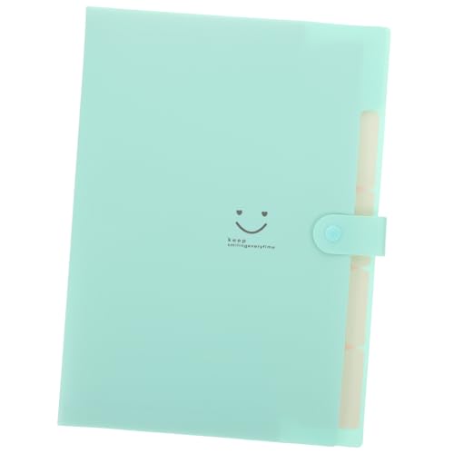 LOLIPPYY Fächermappe Fächer Erweiterbar Ordner Organizer Wasserdichte Dokumententasche Büro Schule Dokumentenmappe Folder Organizer Aktenmappe Grün von LOLIPPYY