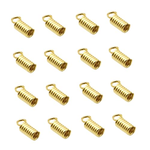 LOLIPPYY Federverschlüsse Schmuckverschlüsse Goldfarben DIY Armband Verschluss Kettenverbinder Langlebig Leicht Verwendbar für Halsketten Schmuckherstellung von LOLIPPYY