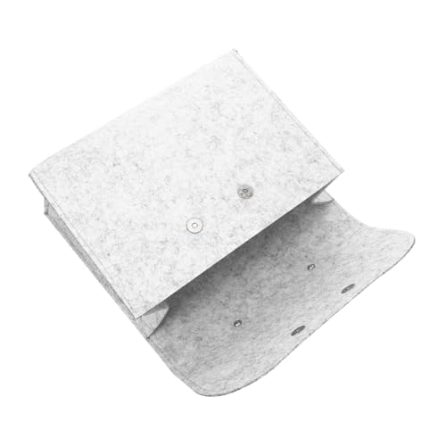 LOLIPPYY Filz Business Tasche mit Holzgriff Minimalistischer Handtaschen Organizer Robuste Filztasche für Büro und Alltag Stilvoller und Praktischer Aufbewahrungsbeutel Leicht und von LOLIPPYY