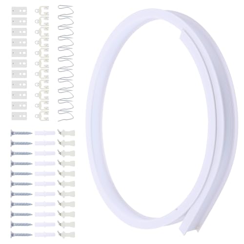 LOLIPPYY Flexible Decken gardinenstange Biegsame Vorhangschiene U förmig mit Zubehör für Raumteiler Gardinen Innenlauf Edelstahl PVC Geeignet für Wohnzimmer Büro Wohnmobil Laden LOLIPPYY Flexible Decken gardinenstange Biegsame Vorhangschiene U förmig mit Zubehör für Raumteiler Gardinen Innenlauf Edelstahl PVC Geeignet für Wohnzimmer Büro Wohnmobil Laden von LOLIPPYY