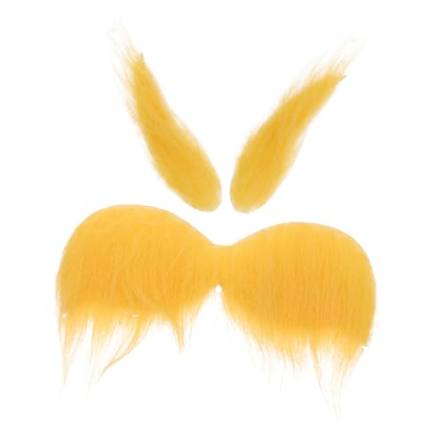 LOLIPPYY Gelber Cosplay Schnurrbart und Augenbrauen falscher Schnurrbart zum Ankleben Lustiges Partyzubehör für Halloween Karneval Verkleidung für Männer und Frauen Einfach Anzubringen LOLIPPYY Gelber Cosplay Schnurrbart und Augenbrauen falscher Schnurrbart zum Ankleben Lustiges Partyzubehör für Halloween Karneval Verkleidung für Männer und Frauen Einfach Anzubringen von LOLIPPYY
