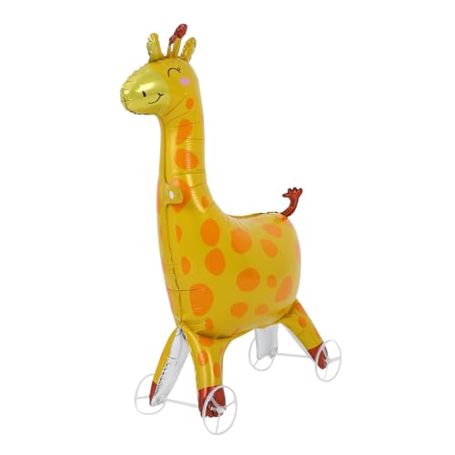 LOLIPPYY Giraffenballon Tiere in Die Luft Jagen Dschungeldekorationen Ballons Mit Giraffen Tierpartydekorationen Ballons Zum Thema Dschungel Ballon-tiere-kit Yellow Aluminiumfolie LOLIPPYY Giraffenballon Tiere in Die Luft Jagen Dschungeldekorationen Ballons Mit Giraffen Tierpartydekorationen Ballons Zum Thema Dschungel Ballon-tiere-kit Yellow Aluminiumfolie von LOLIPPYY