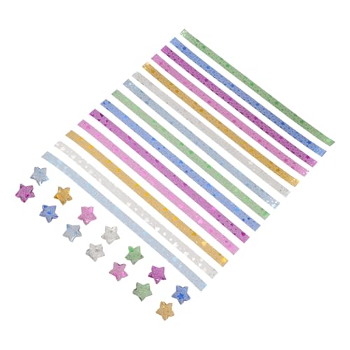 LOLIPPYY Glitzernde Origami Sternpapierstreifen DIY Bastelpapierstreifen für Sterne Dekorative Papierstreifen für Weihnachtsdeko Geschenkverpackung Party Scrapbooking Buntes Faltpapier LOLIPPYY Glitzernde Origami Sternpapierstreifen DIY Bastelpapierstreifen für Sterne Dekorative Papierstreifen für Weihnachtsdeko Geschenkverpackung Party Scrapbooking Buntes Faltpapier von LOLIPPYY