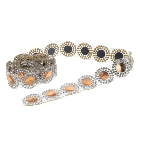 LOLIPPYY Glitzerndes DIY Strassband mit Hotfix Kleberückseite Flexibles Bastelband für Kleidung Hochzeitsdeko Gürtel und Accessoires Leicht Zuschneidbar Funkelndes Dekoband für Party und LOLIPPYY Glitzerndes DIY Strassband mit Hotfix Kleberückseite Flexibles Bastelband für Kleidung Hochzeitsdeko Gürtel und Accessoires Leicht Zuschneidbar Funkelndes Dekoband für Party und von LOLIPPYY