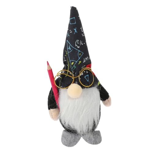LOLIPPYY Gnom Puppe mit Schwarzem Hut und Kleidung Stehende Stoffpuppe Kreative Dekorative Figur für Schule Büro und Kinderzimmer Hautfreundlich und Robust Perfektes zur Schulzeit LOLIPPYY Gnom Puppe mit Schwarzem Hut und Kleidung Stehende Stoffpuppe Kreative Dekorative Figur für Schule Büro und Kinderzimmer Hautfreundlich und Robust Perfektes zur Schulzeit von LOLIPPYY