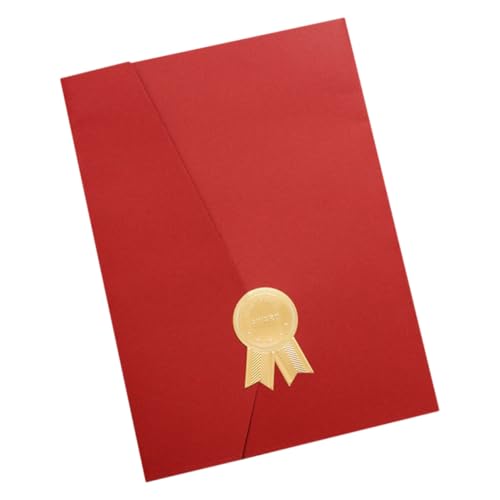 LOLIPPYY Graduierung Zertifikatshülle Papier Dokumentenhalter Praktische Urkundenhülle Leicht Tragbar Schutzumschlag Für Abschlussurkunden Auszeichnungen Mitarbeiterurkunden von LOLIPPYY