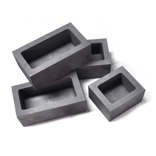 LOLIPPYY Graphit Gießform für Nichteisenmetalle Hochtemperaturbeständig Korrosionsresistent Präzise Schmelzform für Gold Silber Barren Herstellung Innenmaß Umweltfreundlich von LOLIPPYY
