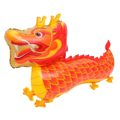 LOLIPPYY Großer Roter Folienballon Drache für Neujahrsfeier Geburtstagsdeko Vielseitiger Partyballon Chinesisches Frühlingsfest Familienfest LOLIPPYY Großer Roter Folienballon Drache für Neujahrsfeier Geburtstagsdeko Vielseitiger Partyballon Chinesisches Frühlingsfest Familienfest von LOLIPPYY