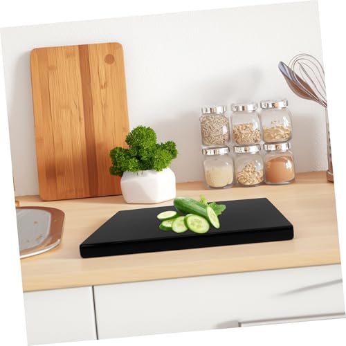 LOLIPPYY Großes Schwarzes Acryl Schneidebrett Rutschfest Stabile Bauweise Vielseitig für Gemüse Obst und Fleisch als Arbeitsplattenschutz Küchenbrett LOLIPPYY Großes Schwarzes Acryl Schneidebrett Rutschfest Stabile Bauweise Vielseitig für Gemüse Obst und Fleisch als Arbeitsplattenschutz Küchenbrett von LOLIPPYY