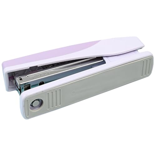 LOLIPPYY Großraum Büro Hefter Arbeitssparend Multi Funktional Robuster Desktop Tacker für Schule und Zuhause Arbeitsplatz in Lavendelzweifarbig von LOLIPPYY