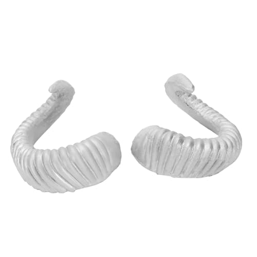 LOLIPPYY Halloween Deko Schäferhorn Haarreif Silber Mittelgroß Umweltfreundlich Leicht Tragbar Kreative Kostüm Party Zubehör für Karneval Fasching LOLIPPYY Halloween Deko Schäferhorn Haarreif Silber Mittelgroß Umweltfreundlich Leicht Tragbar Kreative Kostüm Party Zubehör für Karneval Fasching von LOLIPPYY