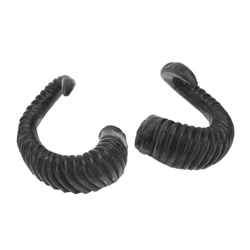 LOLIPPYY Halloween Stirnband Realistische Schwarze Schafshorn Haarreife Cosplay Kopfschmuck Party Haarband für Karneval Kostüm Zubehör LOLIPPYY Halloween Stirnband Realistische Schwarze Schafshorn Haarreife Cosplay Kopfschmuck Party Haarband für Karneval Kostüm Zubehör von LOLIPPYY