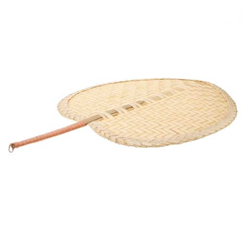 LOLIPPYY Handfächer Woven Fächer Chinesischer Stil Dekorativer Sommerfächer Handgefertigt Leicht Tragbar für Party Haus Büro Kühlung und Dekoration von LOLIPPYY
